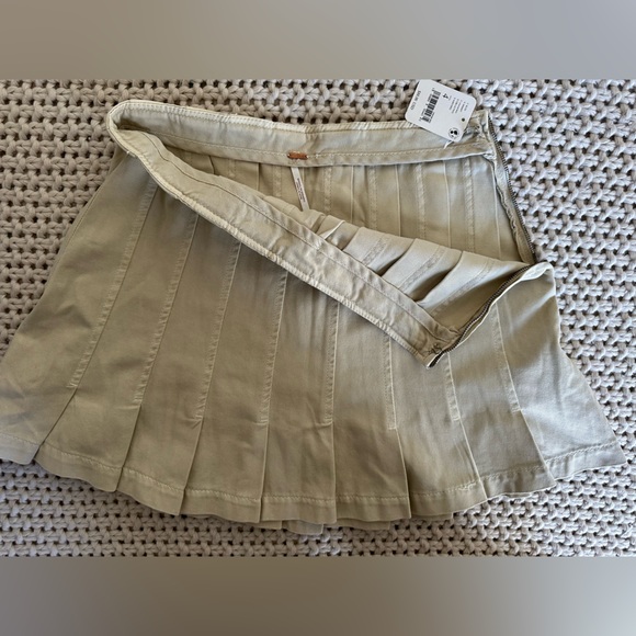 Free People Poppy Pleated Mini Skirt - Picture 3 of 5